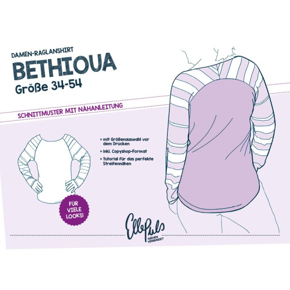 Ebook - Bethioua Raglanshirt - Gr. 34 - 54